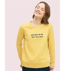 Kate Spade x Cleo Wade Yellow Pullover